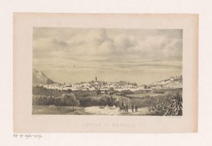 Veduta di Tetuan in Marocco da Barend Leonardus Hendriks