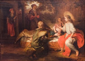 I tre angeli da Abramo da Barent Fabritius