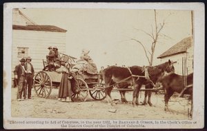 Partenza dalla vecchia fattoria, Centreville, Virginia, 1862, da Bradys Album Gallery