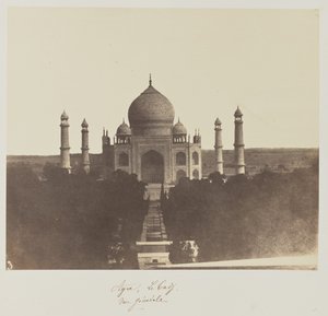 Agra, Il Taj, vista generale da Baron Alexis de La Grange