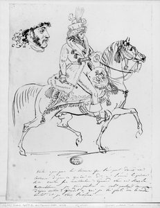 Ritratto equestre del principe Joachim Murat da Baron Antoine Jean Gros