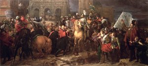Ingresso di Enrico IV a Parigi, 22 marzo 1594 da Baron François Pascal Simon Gérard