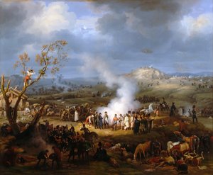 Il bivacco di Napoleone alla vigilia di Austerlitz, 1 dicembre 1805 da Baron Lejeune Louis François