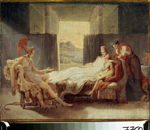 Enea racconta a Didone le disgrazie della città di Troia da Baron Pierre Narcisse Guerin