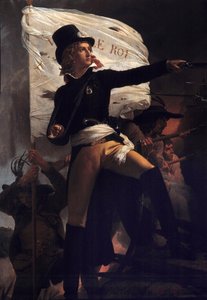 Ritratto a figura intera di Henri Duverger, Conte di La Rochejaquelein da Baron Pierre Narcisse Guerin