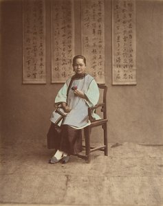 Ragazza di Shanghai, anni 1870 da Baron Raimund von Stillfried