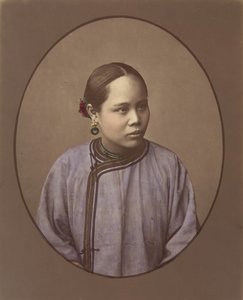 Ragazza di Shanghai da Baron Raimund von Stillfried