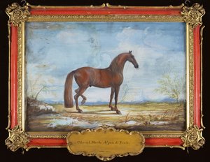 No. 2 Alzan de Tunis, un cavallo berbero della Scuola di Equitazione Spagnola da Baron Reis Eisenberg