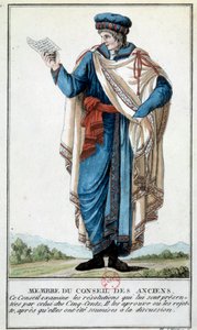 Direttorio: un membro del Consiglio degli Anziani da Baron de Vinck
