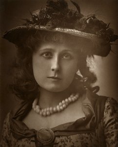 Attrice britannica Helen Forsyth in Sophia, 1886 da Barraud