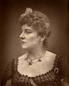 Attrice britannica Henrietta Lindley in Jim the Penman, 1886