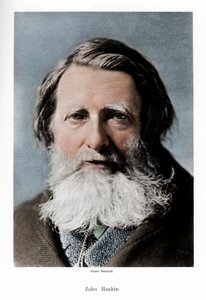 John Ruskin, critico, poeta e artista inglese, c1880s da Barraud