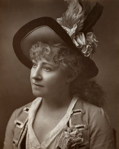 Lydia Thompson, ballerina, attrice e produttrice teatrale britannica, 1886 da Barraud