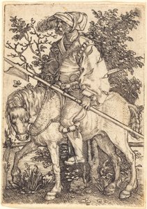 Alabardiere a cavallo da Barthel Beham