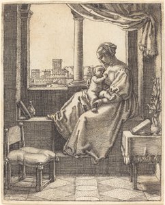 Vergine alla Finestra da Barthel Beham