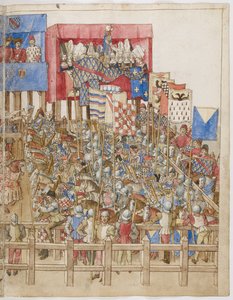Miniatura dal Libro dei tornei del Re René d