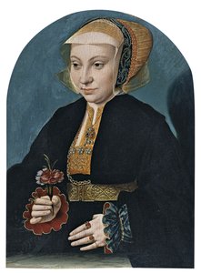 Ritratto di una signora da Bartholomaeus Bruyn