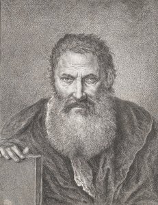 Ritratto di un uomo barbuto che tiene un libro, ca. 1750-1815 da Bartholomaeus Ignaz Weiss