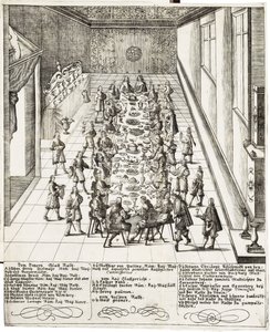 Pasto festivo in occasione del giuramento di fedeltà ricevuto da Ferdinando IV il 5 settembre 1651 a Vienna