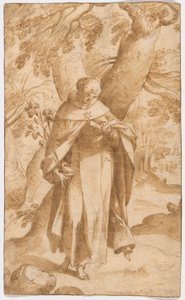 San Domenico che legge da Bartholomaeus Spranger