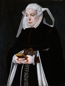 Ritratto di donna, 1560-70 circa (olio su tavola) da Bartholomaus the Younger Bruyn