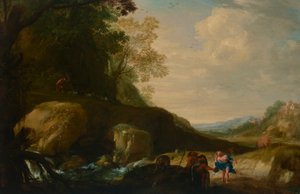 Paesaggio con Mercurio, Argo e Io da Bartholomeus Breenbergh