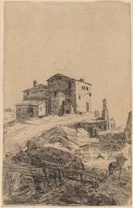La locanda vicino a Prima Porta da Bartholomeus Breenbergh