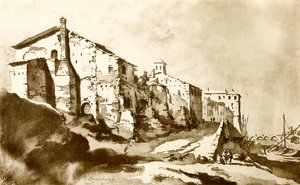 La Ripa Grande a Roma da Bartholomeus Breenbergh