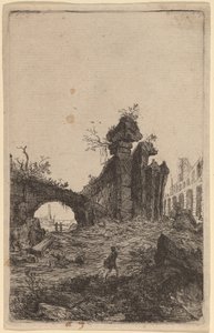 Le rovine del Colosseo da Bartholomeus Breenbergh