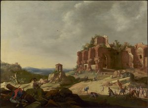 La lapidazione di Santo Stefano da Bartholomeus Breenbergh