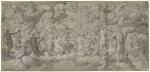 Il matrimonio di Cupido e Psiche da Bartholomeus Spranger