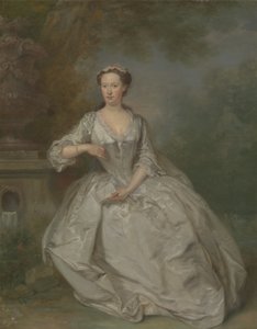 Una signora con un libro, c.1730-40 da Bartholomew Dandridge