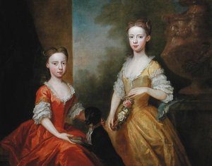 Le figlie di Scrope Egerton, 5° Conte e 1° Duca di Bridgewater, c.1734 da Bartholomew Dandridge