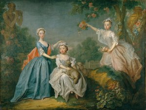 Le signore Noel, c.1740 da Bartholomew Dandridge