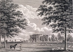 Brockwell Hall, Herne Hill, Lambeth, Londra, 1820 da Bartholomew Howlett