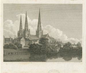 Cattedrale di Lichfield - Vista Sud-Ovest