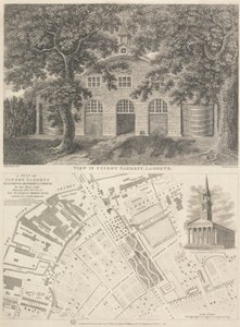 Veduta nei giardini di Cuper, Lambeth