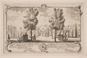 Blågård fuori Nørreport da Bartholomæus Roque