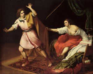 Giuseppe e la Moglie di Potifar da Bartolomé Esteban Murillo