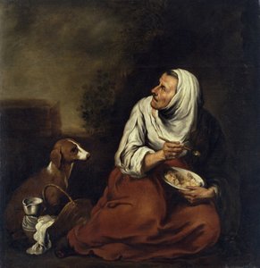 Vecchia con cane