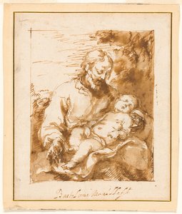San Giuseppe e il Bambino addormentato da Bartolomé Esteban Murillo