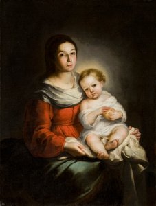 Vergine e Bambino, c. 1650 da Bartolomé Esteban Murillo