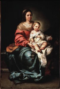 Vergine del Rosario da Bartolomé Esteban Murillo