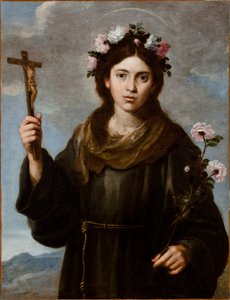 Santa Rosa da Viterbo (1233-51) da Bartolome Esteban school of Murillo