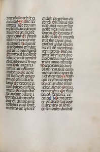 Missale: Fol. 121: contiene musica per Hely Hely Lama ecc. nella Passione di San Matteo