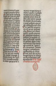 Missale: Fol. 122: contiene musica per Hely Hely Lama ecc. all
