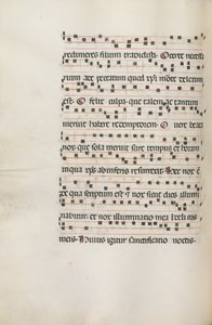 Messale: Fol. 155v: Musica per Exultet