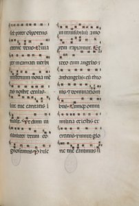 Missale: Fol. 177: Musica per varie preghiere ordinarie, 1469