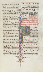 Missale: Fol. 183: Decorazione fogliare da Bartolomeo Caporali