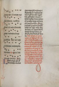 Missale: Fol. 190: Musica per varie preghiere, 1469 da Bartolomeo Caporali